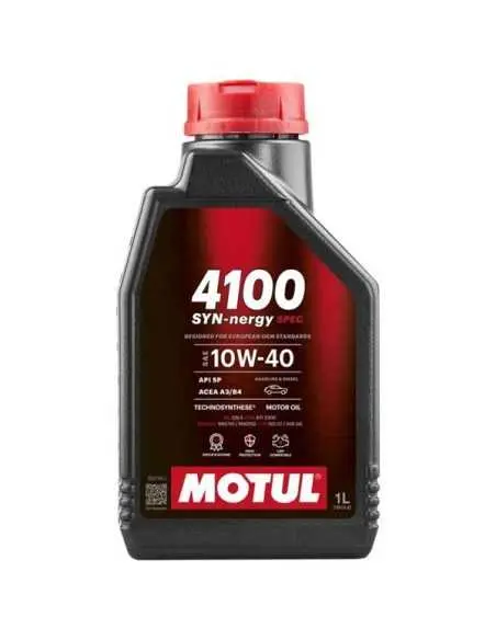 ACEITE   1/4 MOTUL 10W40 4100 SYN-NERGY