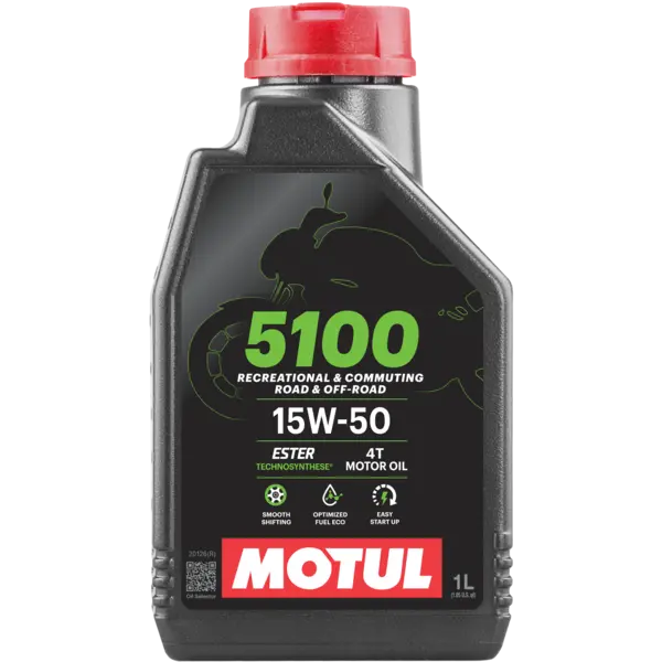 ACEITE   1/4 MOTUL 15W50 5100