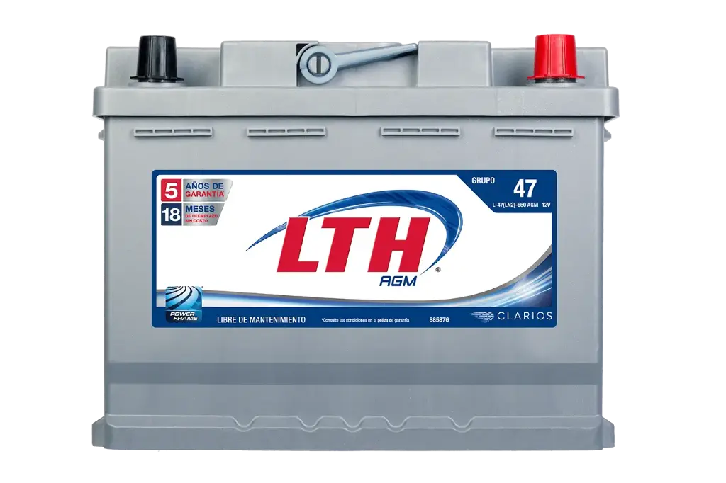 BATERIA LTH 47 AGM GRIS DERECHA