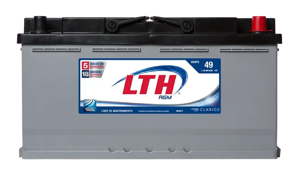 BATERIA LTH 49 AGM GRIS DERECHA