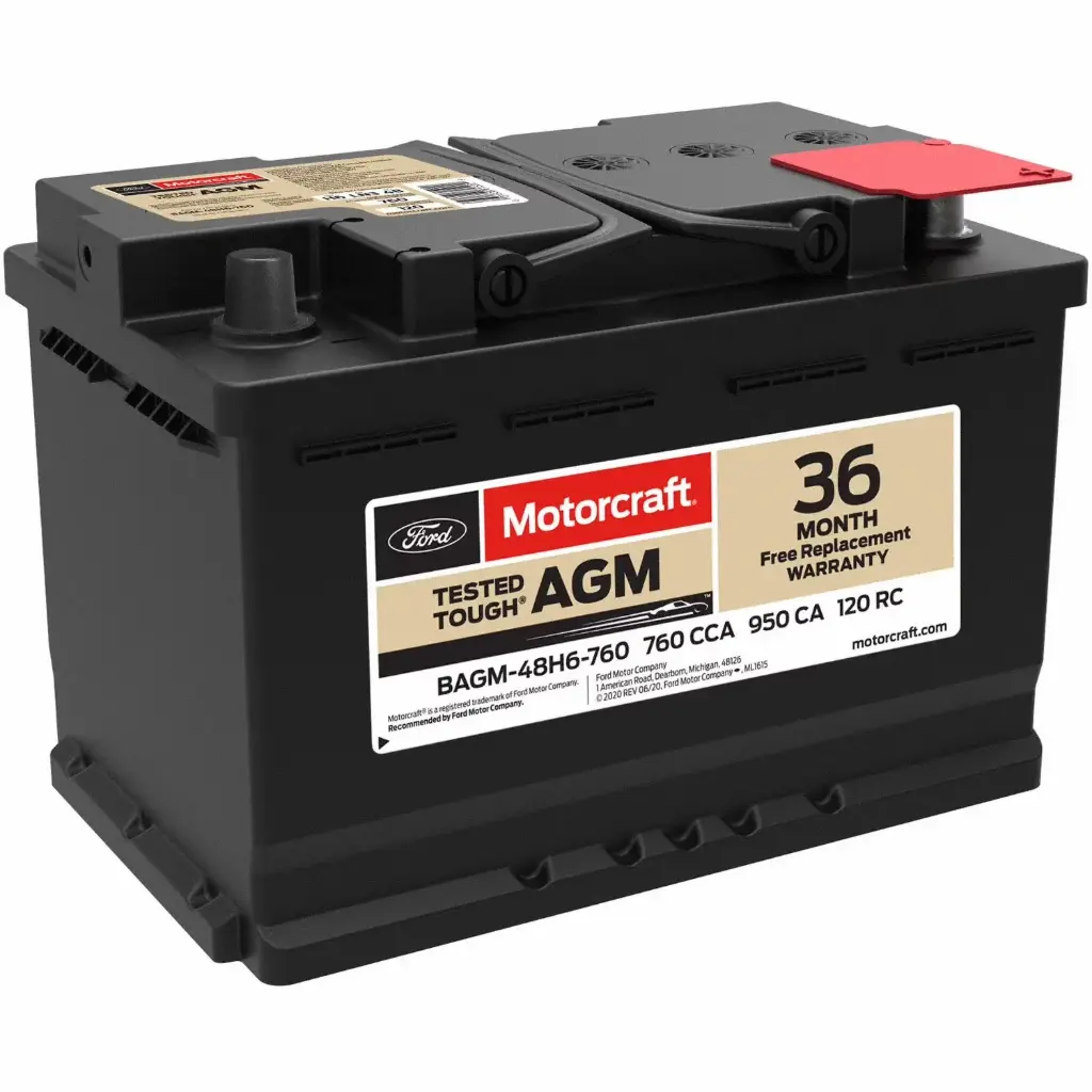 BATERIA MOTORCRAFT BAGM-48H6 AGM DERECHA