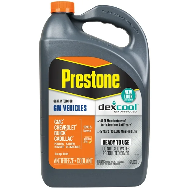 GL PRESTONE 50/50 GM VEHICLES