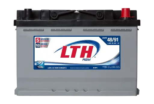 [3191] BATERIA LTH 48/91 AGM GRIS DERECHA
